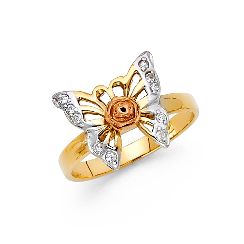Gold Tri-Color Ring
