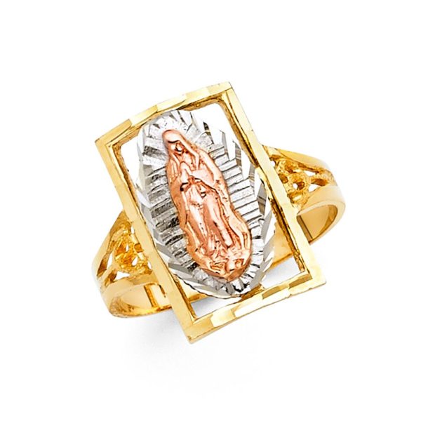 14K Lady of Guadalupe Ring