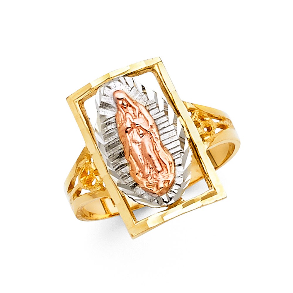 14K Lady of Guadalupe Ring