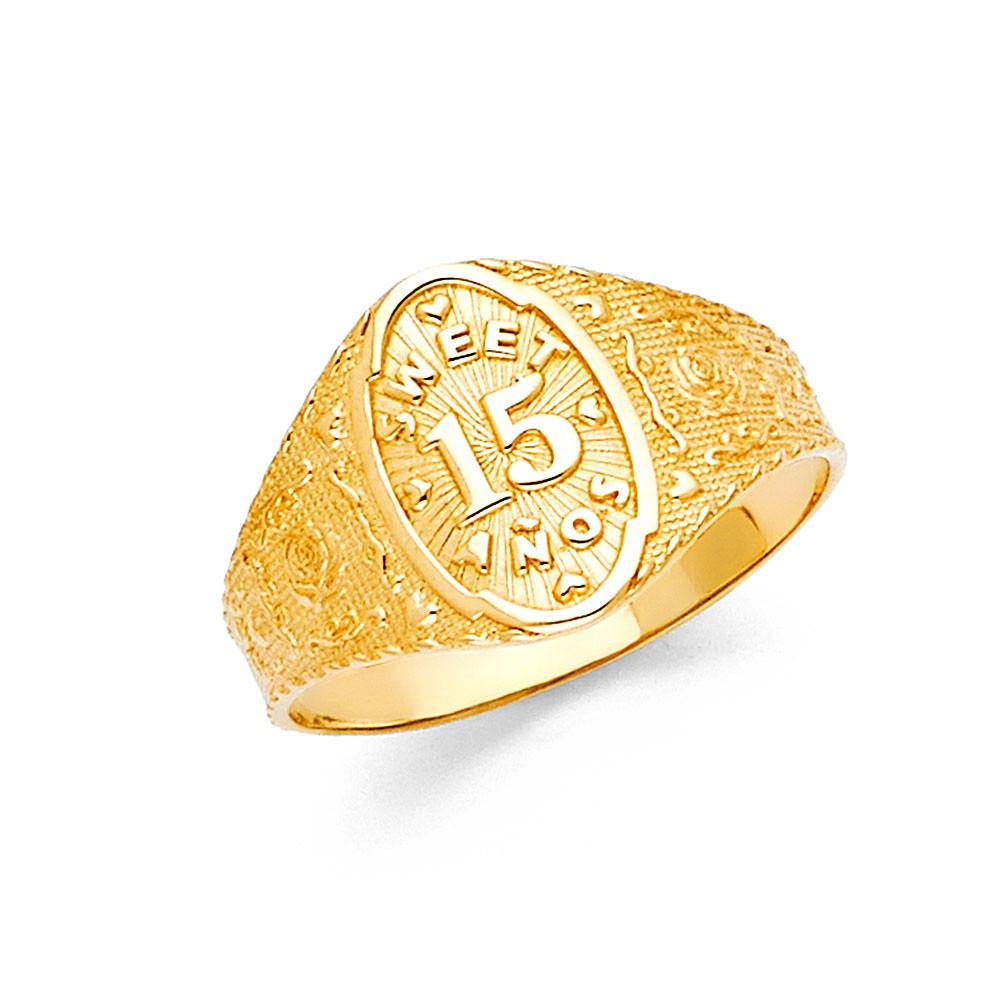 15 Years Gold Ring