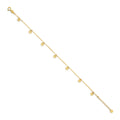 14K Yellow Gold Assorted Fancy Bracelet - AB38