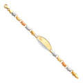 14K Yellow Gold Baby ID Bracelet - AB72