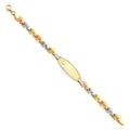14K Yellow Gold Baby ID Bracelet - AB80