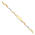 14K Yellow Gold Baby ID Bracelet - AB81