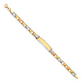 14K Yellow Gold Baby ID Bracelet - AB82