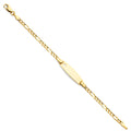 14K Yellow Gold Baby ID Bracelet - AB85