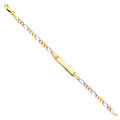 14K Yellow Gold Baby ID Bracelet - AB97