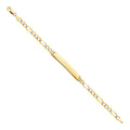 14K Yellow Gold Men's & Link Bracelet - AB137
