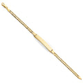 14K Yellow Gold Men's & Link Bracelet - AB140