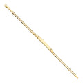 14K Yellow Gold Men's & Link Bracelet - AB141