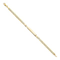 14K Yellow Gold Men's & Link Bracelet - AB144