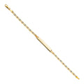 14K Yellow Gold Men's & Link Bracelet - AB149