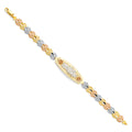 14K Yellow Gold 15 Años & Lucky Bracelet - AB151