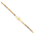 14K Yellow Gold 15 Años & Lucky Bracelet - AB152