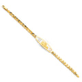 14K Yellow Gold 15 Años & Lucky Bracelet - AB153
