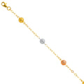 14K Yellow Gold Light Necklace & Bracelet - AB187