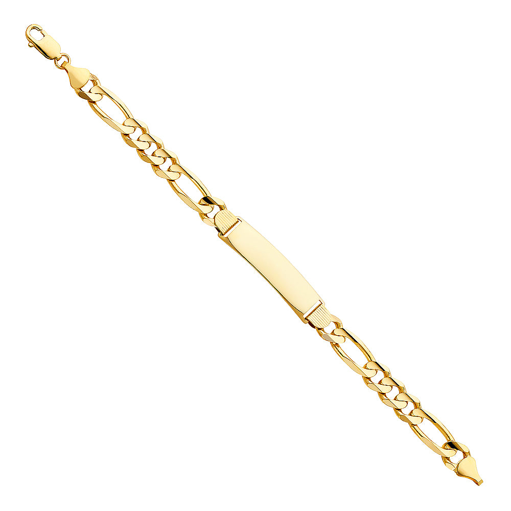14K Yellow Gold Men's & Link Bracelet - AB208