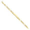 14K Yellow Gold Men's & Link Bracelet - AB210