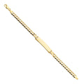 14K Yellow Gold Men's & Link Bracelet - AB221