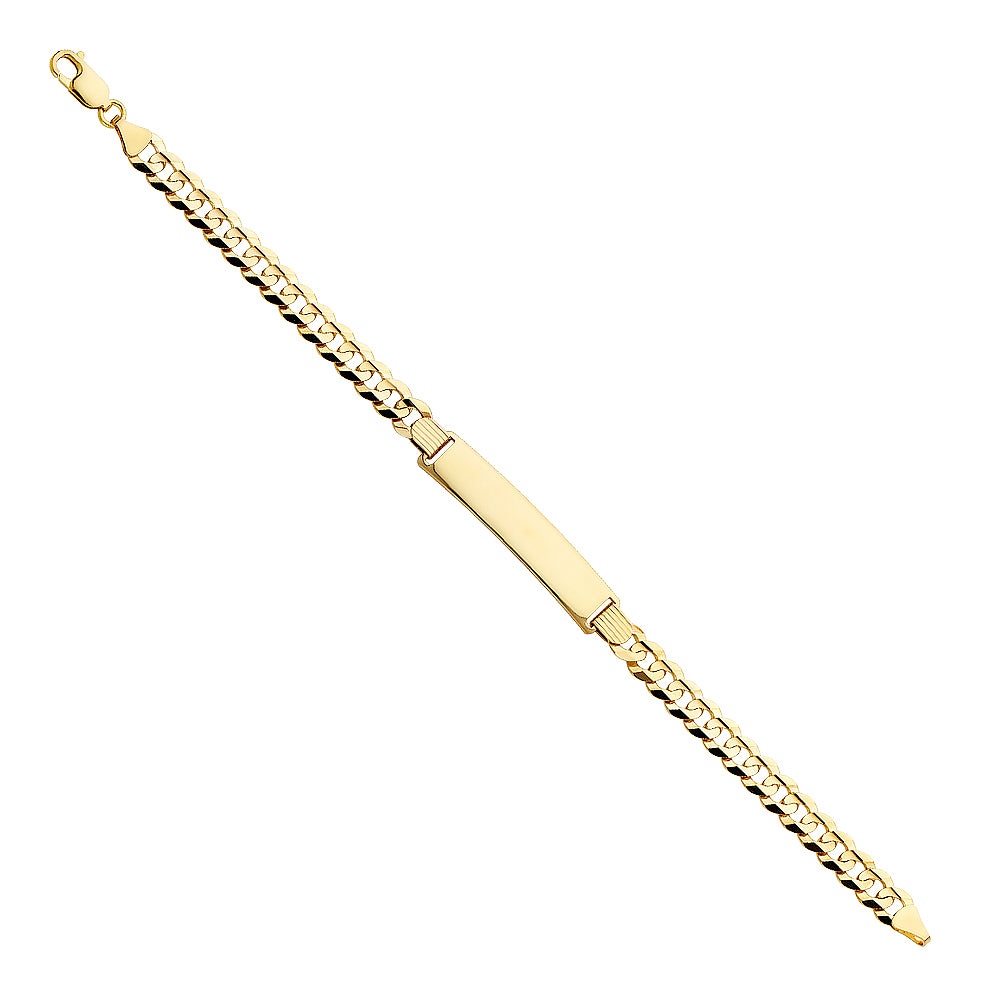 14K Yellow Gold Men's & Link Bracelet - AB221