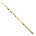 14K Yellow Gold Men's & Link Bracelet - AB222
