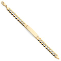 14K Yellow Gold Men's & Link Bracelet - AB223