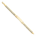 14K Yellow Gold Men's & Link Bracelet - AB224
