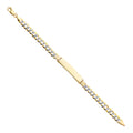 14K Yellow Gold Men's & Link Bracelet - AB225