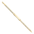 14K Yellow Gold Men's & Link Bracelet - AB226