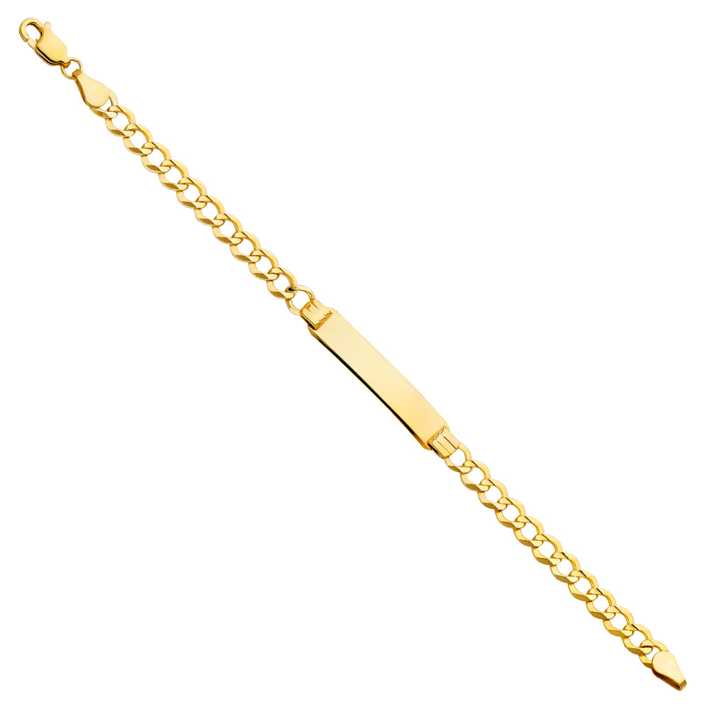 14K Yellow Gold Baby ID Bracelet - AB231