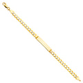 14K Yellow Gold Baby ID Bracelet - AB233