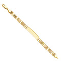 14K Yellow Gold Baby ID Bracelet - AB242