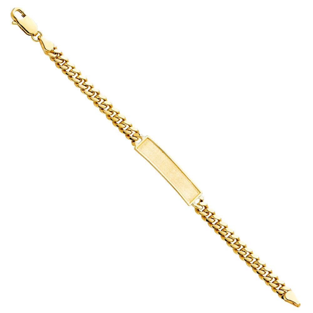 14K Yellow Gold Baby ID Bracelet - AB246