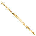 14K Yellow Gold Baby ID Bracelet - AB248