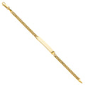 14K Yellow Gold Baby ID Bracelet - AB251