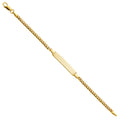 14K Yellow Gold Baby ID Bracelet - AB256