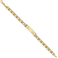 14K Yellow Gold Baby ID Bracelet - AB273