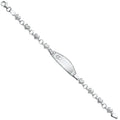 14K Yellow Gold Baby ID Bracelet - AB274