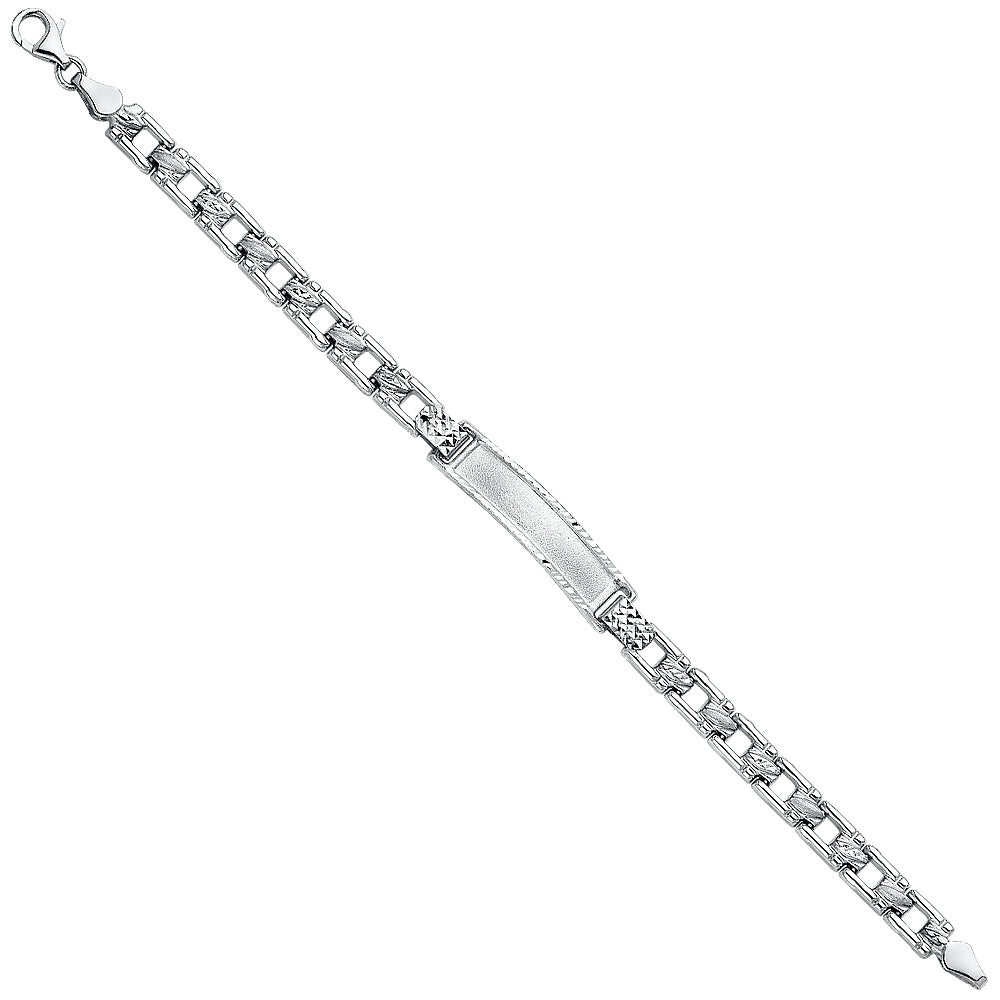 14K Yellow Gold Baby ID Bracelet - AB275