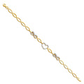 14K Yellow Gold Assorted Fancy Bracelet - AB297
