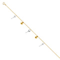 14K Yellow Gold Assorted Fancy Bracelet - AB307
