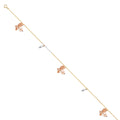 14K Yellow Gold Assorted Fancy Bracelet - AB309