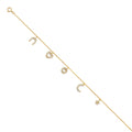 14K Yellow Gold Assorted Fancy Bracelet - AB312