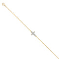 14K Yellow Gold Assorted Fancy Bracelet - AB315