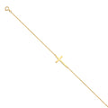 14K Yellow Gold Assorted Fancy Bracelet - AB316