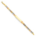14K Yellow Gold Religious Bracelet - AB333
