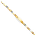 14K Yellow Gold Religious Bracelet - AB334