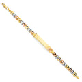 14K Yellow Gold 15 Años & Lucky Bracelet - AB336
