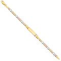 14K Yellow Gold Baby ID Bracelet - AB338