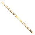 14K Yellow Gold Men's & Link Bracelet - AB360